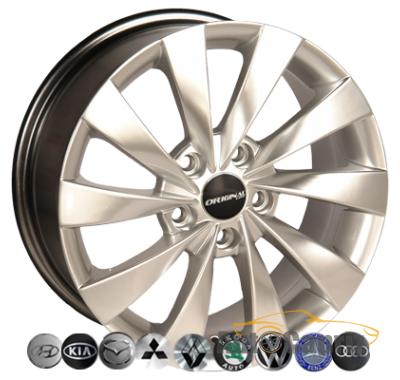 Диски Replica Opel Z811 HS R16 W7.0 PCD5x105 ET40 DIA56.6